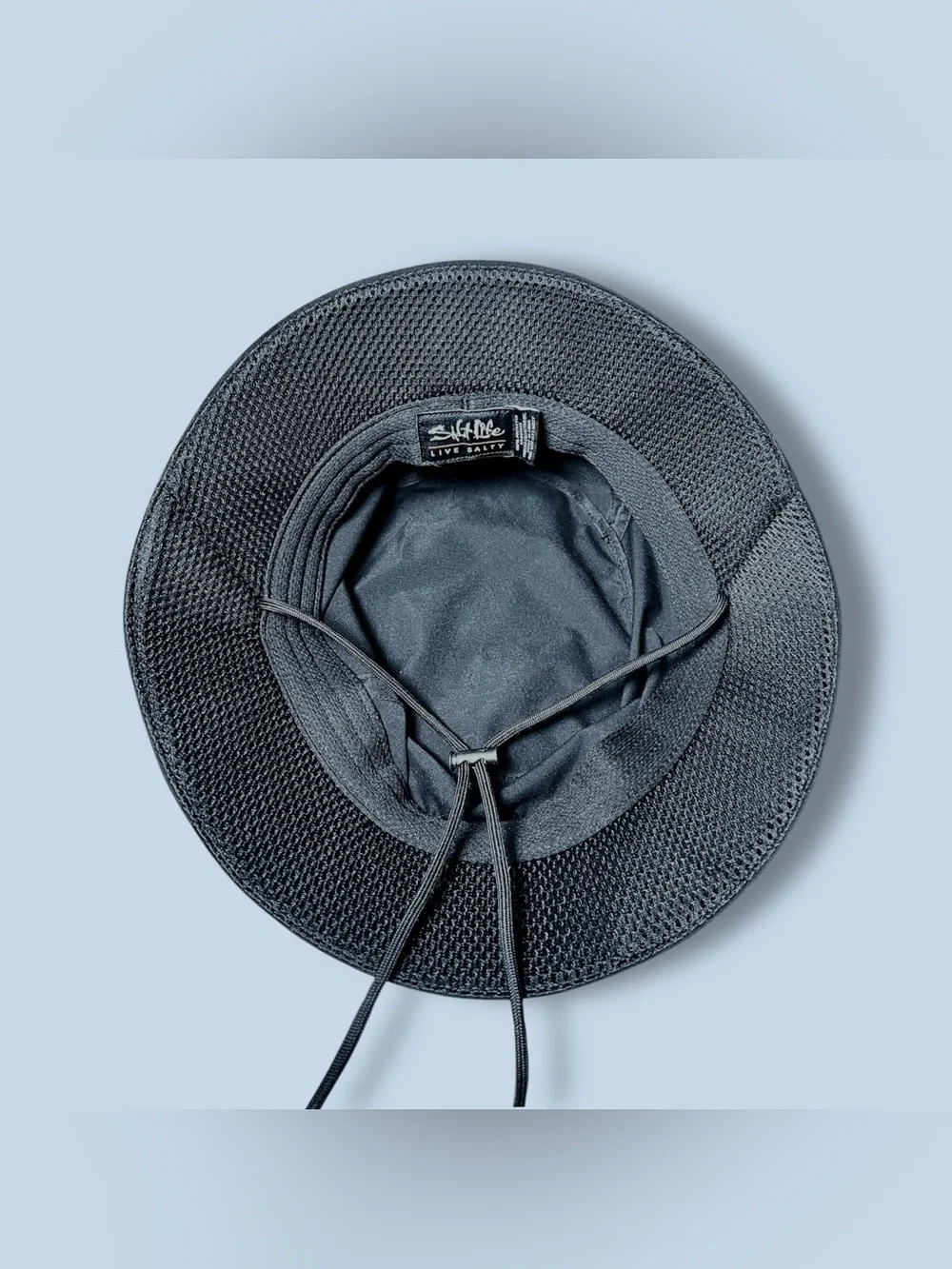 SALT LIFE Unisex Black High-Performance Bucket Hat Sz O/S